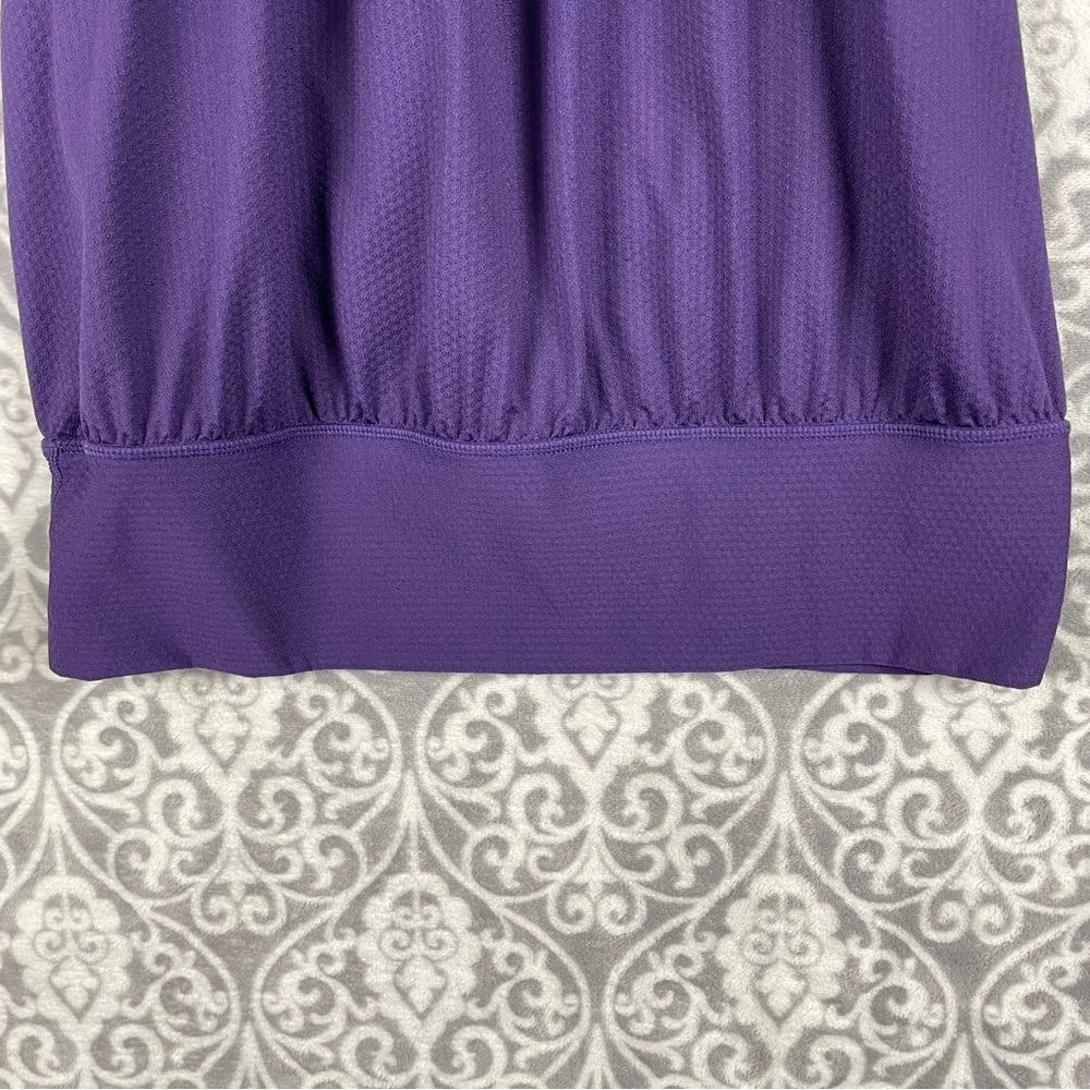 lululemon no limits tank lightweight built in bra purple baggy women's sz 8 - Picture 3 of 7